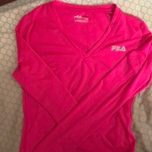 Long sleeve FILA tech shirt